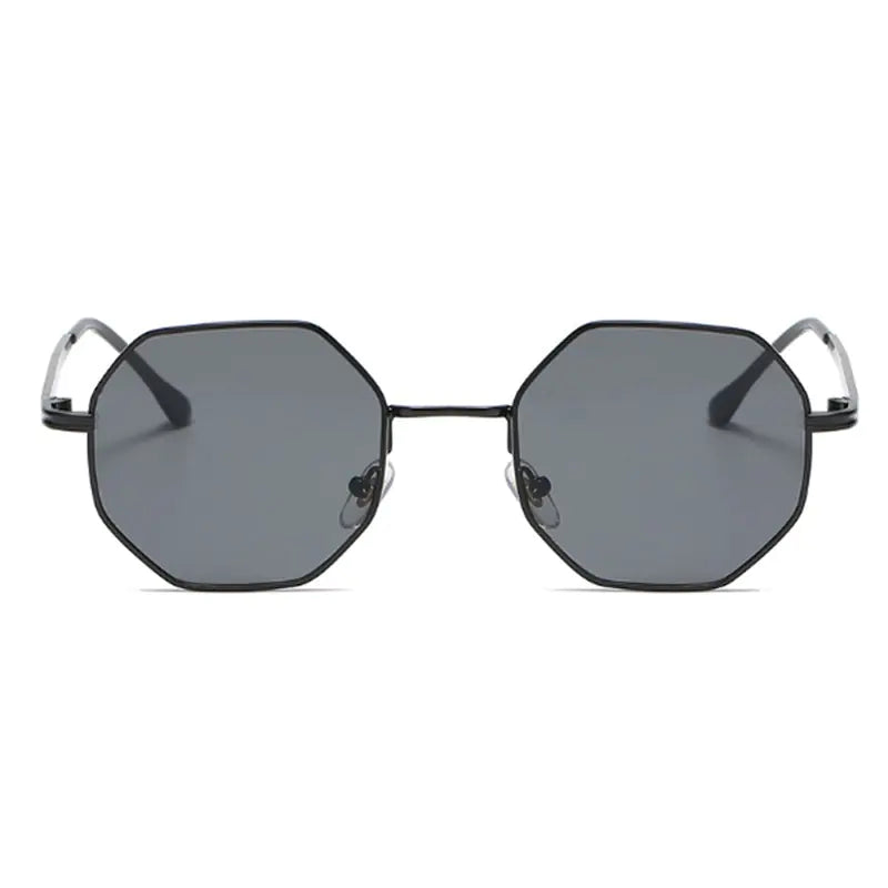 Vintage-Inspired Octagon Sunglasses