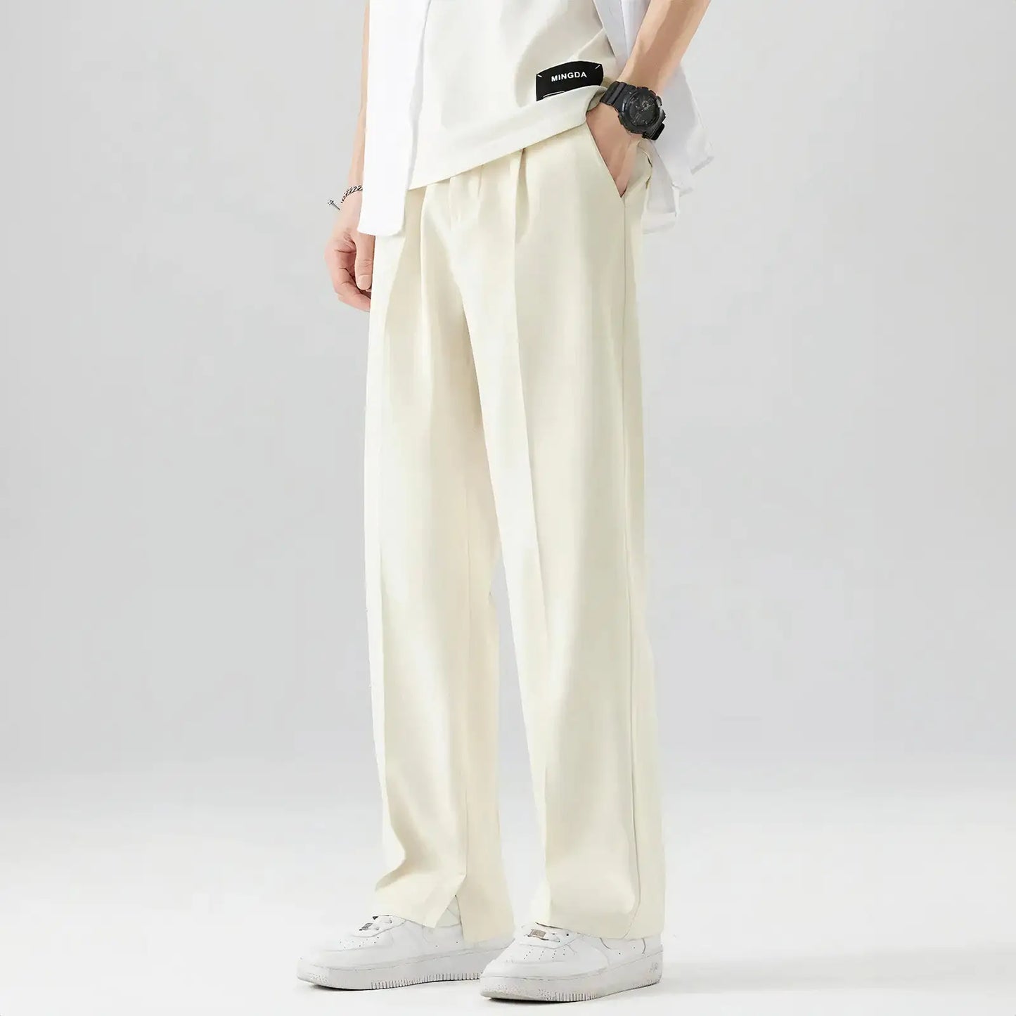 Straight Leg Trousers