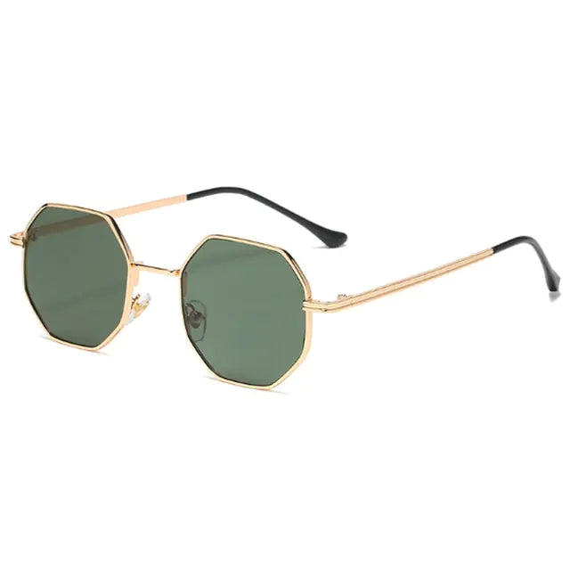 Vintage-Inspired Octagon Sunglasses