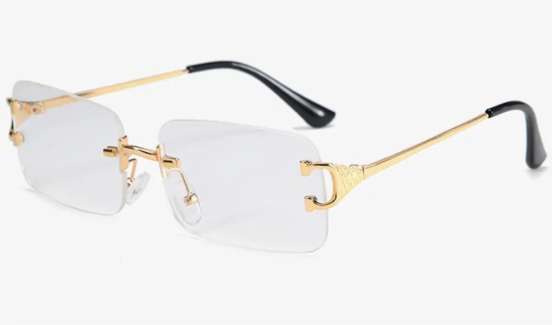 Vintage-Inspired Rectangle Sunglasses