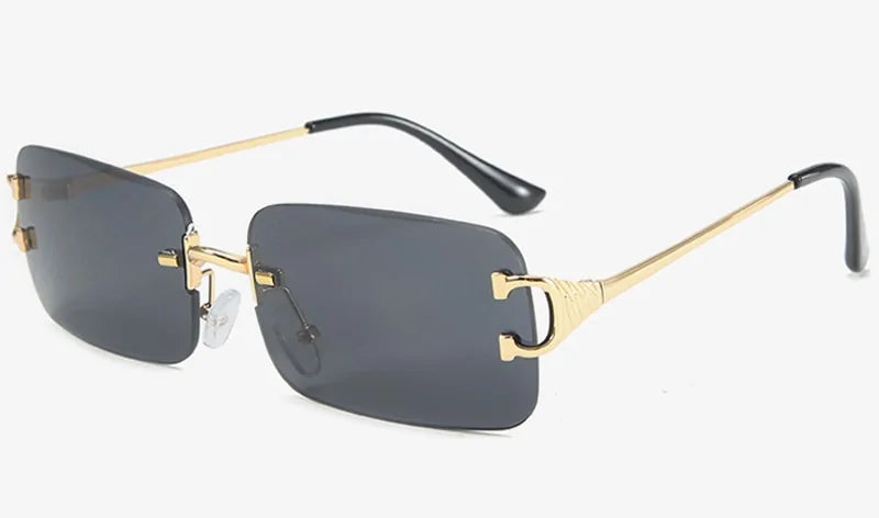 Vintage-Inspired Rectangle Sunglasses