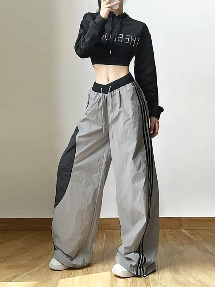 Wide-Leg Y2K Pants