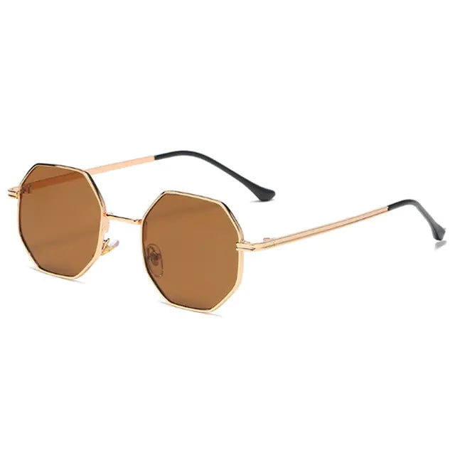 Vintage-Inspired Octagon Sunglasses