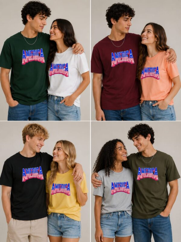 America Graphic T-Shirt – Unisex Casual Tee